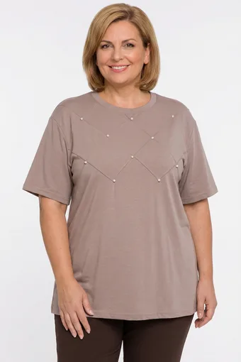 Melna tunika ar pērlēm
