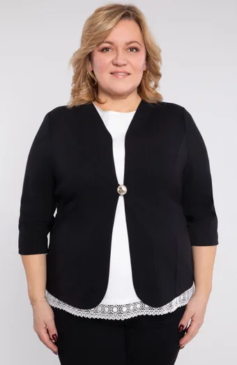 Formāla melna jaka