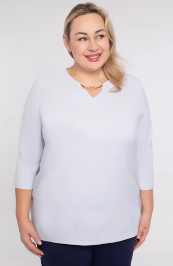 Melna lina blūze