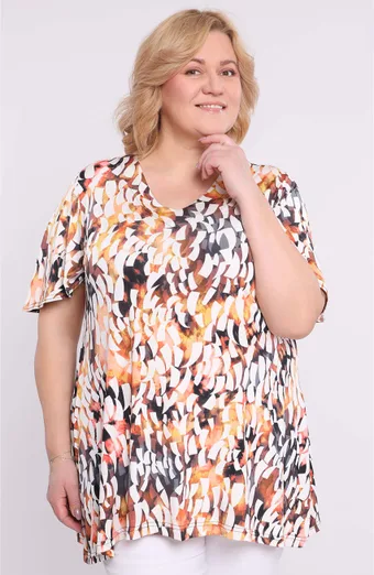 Balta tunika ar saitēm
