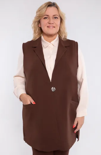 Tumši veste ar kabatām